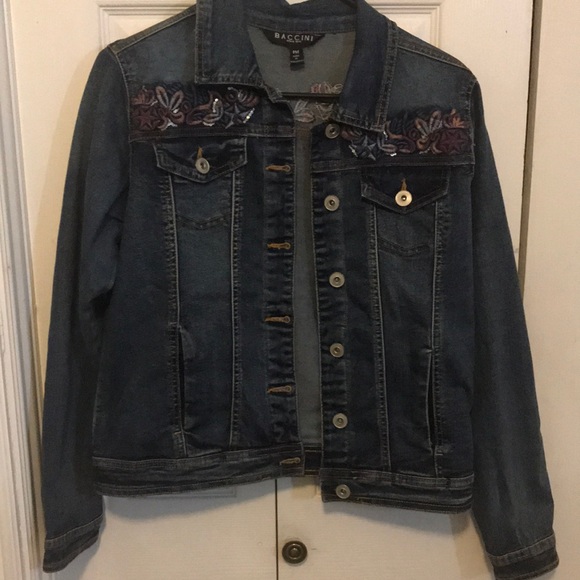 Baccini Jackets & Blazers - Baccini Jean Jacket